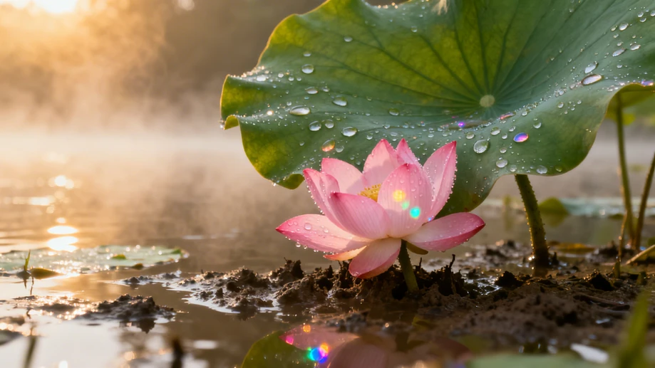 Why Do Lotus Flowers Bloom Pristine in the Muddiest Waters?