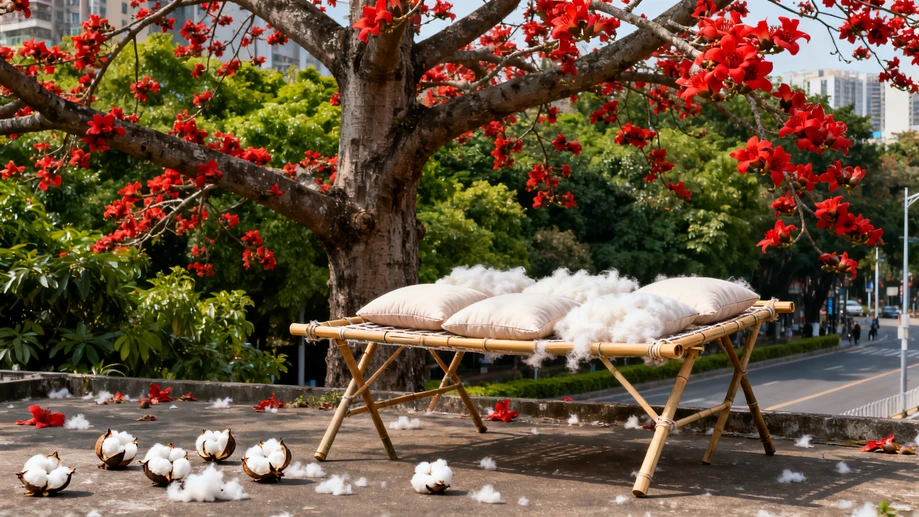 Wait, Have You Ever Known That The Large Red Ceiba Flowers Scattered On Urban Sidewalks Can Be Made Into Surprising Practical Daily Items?