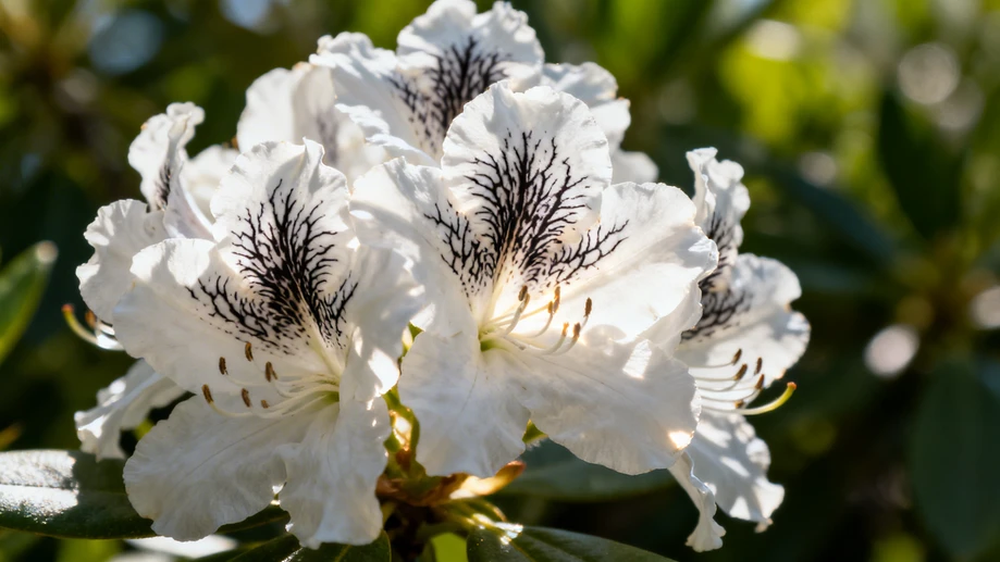 Did You Know Rhododendron Petals Have Built-In UV Landing Strips for Bees?