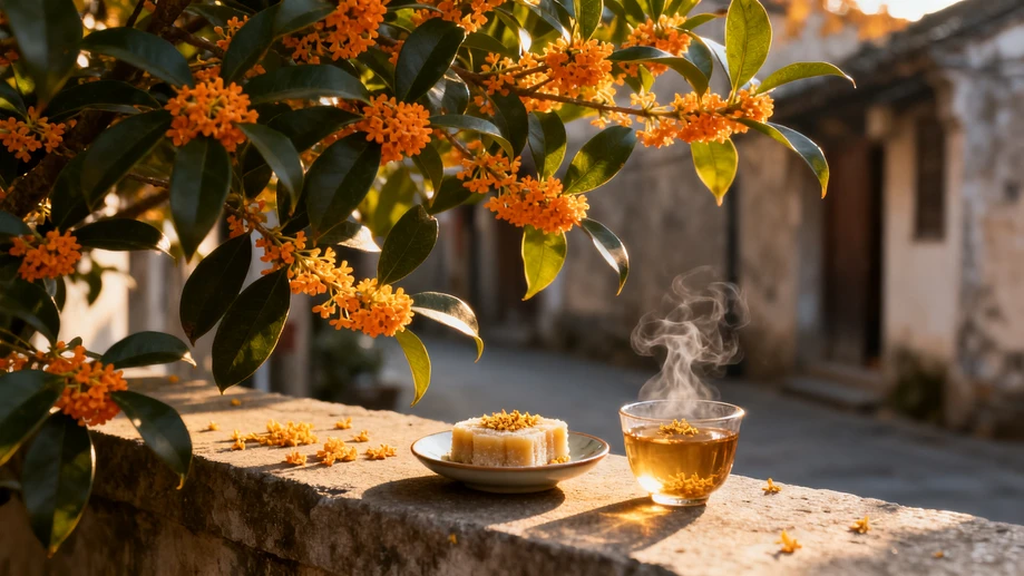 Who Knew the Tiny Sweet Osmanthus Blooms Hiding in Old City Alleys Can Bring Such Unexpected Coziness to Daily Life