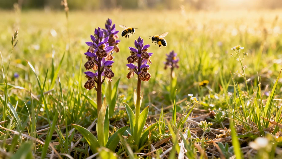 Did You Know Wild Terrestrial Orchids Trick Male Bees Into Pollinating Them Without Offering Any Nectar Reward