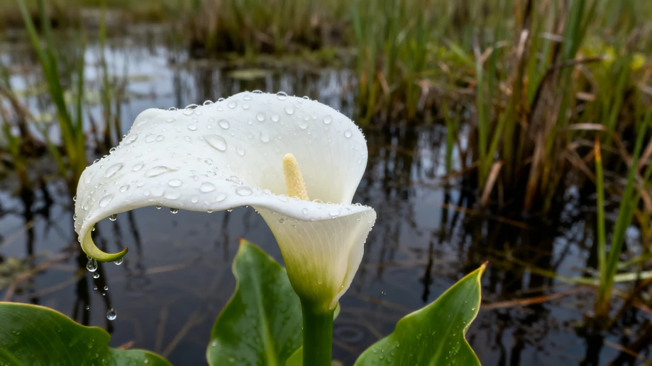The Calla Lily's Secret: How Its Elegant Shape Hides a Survival Masterpiece